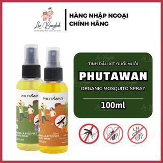Tinh Dầu Xịt Chống Muỗi - Đuổi Muỗi, Côn Trùng Cho Bé Và Bà Bầu Phutawan Citronella Phòng Chống Sốt Xuất Huyết 100ml