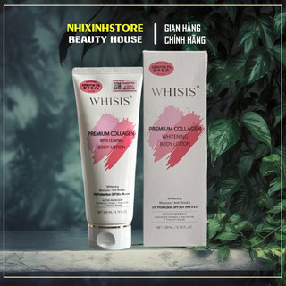   HOT  Dưỡng Thể Chống Nắng Nâng Tone Whisis Premium Collagen Whitening Body Lotion 200ml 