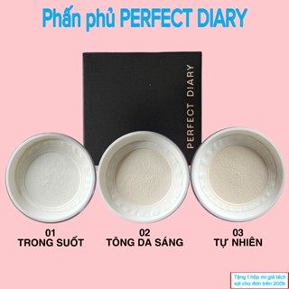 Phấn Phủ Kiềm Dầu PERFECT DIARY 7g - Chống Thấm Nước, Giúp Da Mịn, Nâng Tone Tự Nhiên