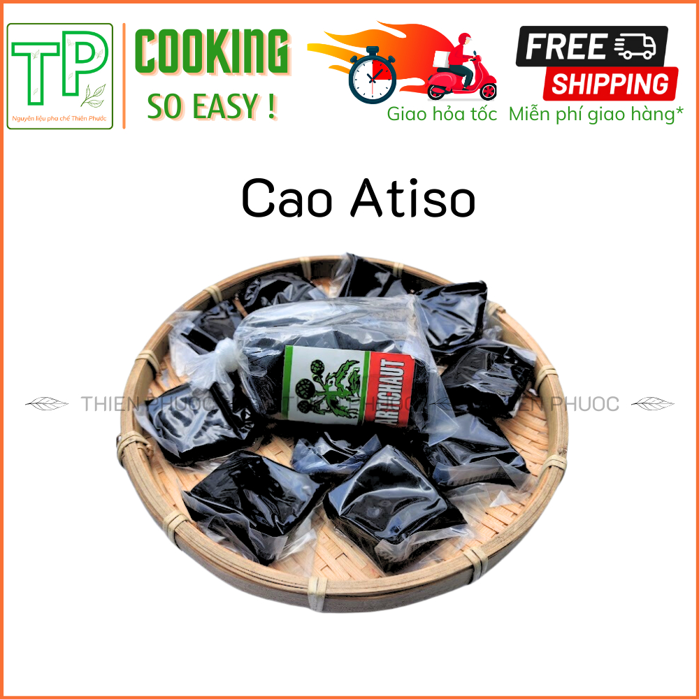Cao atiso - cao dùng nấu nước sâm lạnh (cục cao to nhỏ tuỳ lúc, không có lựa chọn khác)