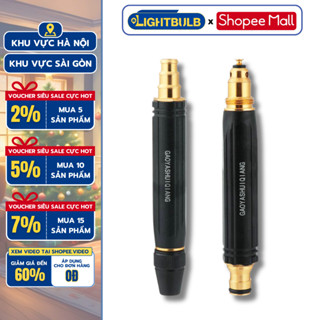 Đầu Vòi Xịt Tăng Áp LIGHTBULB Rửa Xe Cực Mạnh, Vòi Phun Áp Suất Cao Tiện Lợi Đa Chức Năng