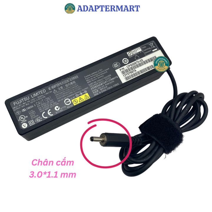 Cục Sạc laptop Fujitsu Q616 Q737 Q738 19v chân nhỏ - bản gốc hãng tháo máy
