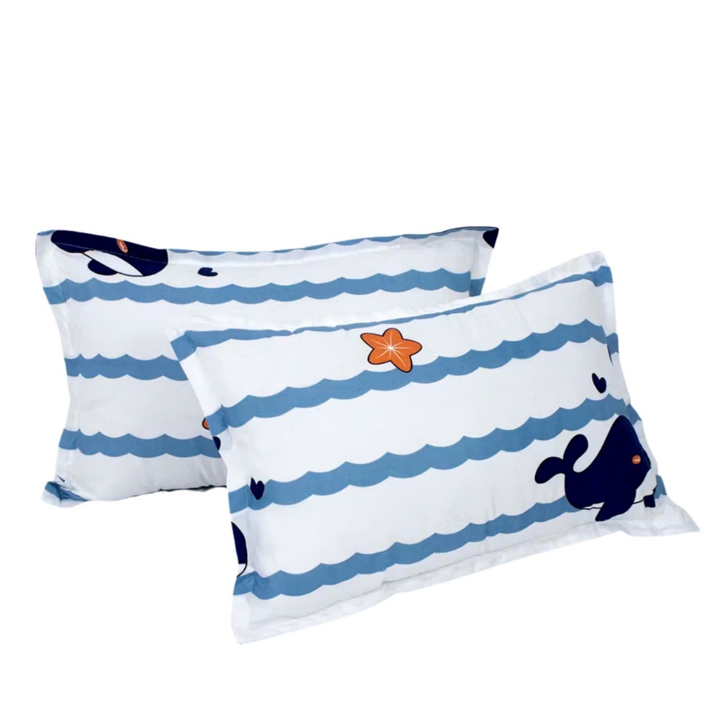 Vỏ Gối Nằm Poly Cotton Maybedding Nhiều Mẫu Kích Thước 45X65Cm, Không Bao Gồm Ruột Gối