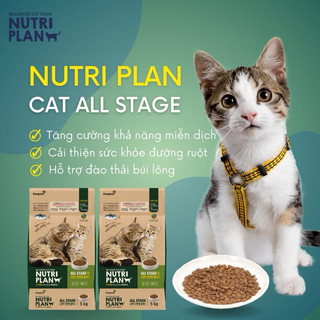 THỨC ĂN HẠT CAO CẤP CHO MÈO MỌI LỨA TUỔI NUTRI PLAN [ 5KG ]