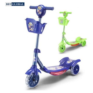 Xe trượt scooter 3 bánh có giỏ đựng đồ BBT Global KM066
