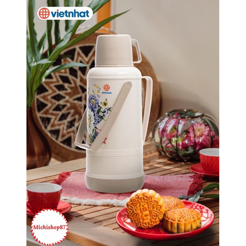 Phích nước 3.2L Việt Nhật cao cấp giữ nhiệt, phích đựng nước nóng dung tích lớn tiện lợi