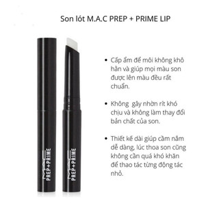 [Sale 10/2025] - Son lót môi MAC Prep+Prime Fullsize Fullbox