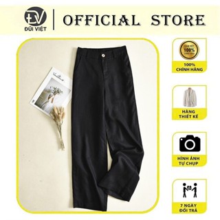 Quần Dài Nam Linen Ống Rộng Lưng Cao Đũi Việt Cạp Thun Sau Cao Cấp Nhiều Màu QD05