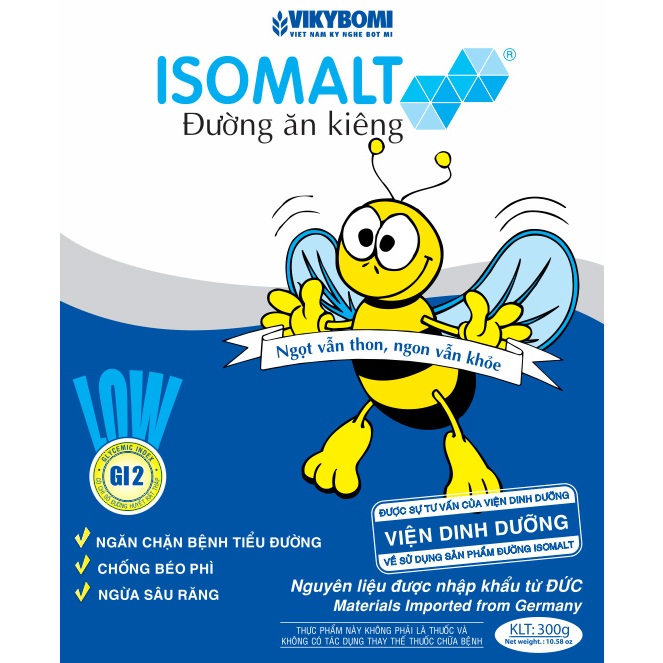 Đường ăn kiêng 300gr Isomalt - Đường dùng cho người tiểu đường và ăn kiêng