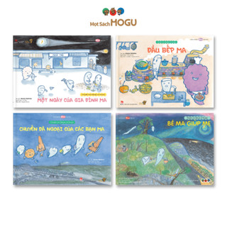 Truyện Ehon bé 3-4-5 tuổi - Bộ 4 cuốn Bé Ma đáng yêu