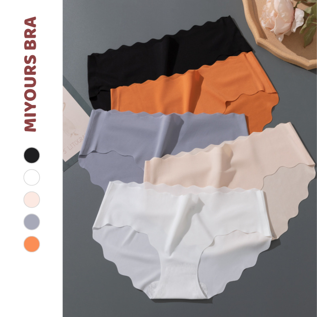 Quần lót, quần chip nữ không viền MiYours Fashion & More QL1034 su trơn mỏng nhẹ tàng hình, chống vi
