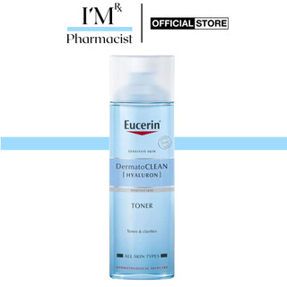 Eucerin nước hoa hồng cân bằng cho da nhạy cảm dermato clean clarifying toner 200ml