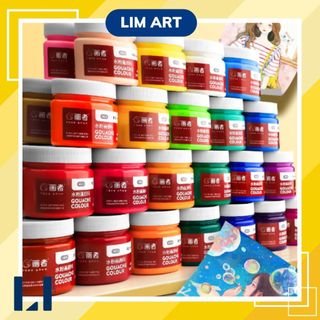 Set 12/18/24/36 hũ màu Gouache 100ml vẽ tranh giá rẻ