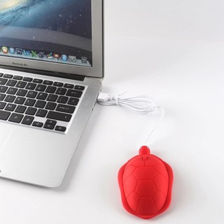 Chuột dây hình con rùa cắm cổng usb cho máy tính laptop, chuột quang led vi tính hình rùa cute đẹp nhạy màu xanh hồng đỏ