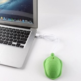 Chuột dây hình con rùa cắm cổng usb cho máy tính laptop, chuột quang led vi tính hình rùa cute đẹp nhạy màu xanh hồng đỏ