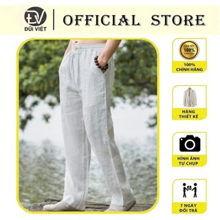 Quần Nam Chất Đũi Linen Dài Dáng Đứng Vải Cao Cấp Dễ Mặc, Dễ Phối QD10