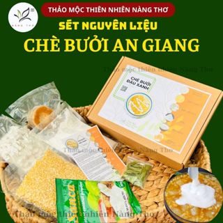 Sét Chè Bưởi Đậu Xanh An Giang - Cùi Thốt nốt An Giang Siêu Cùi Bưởi ( Sét 45 Chén) tặng kèm công thức nấu - Nàng Thơ