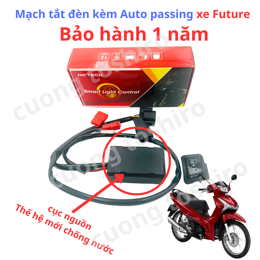 Công tắc passing xe future kèm mạch tắt đèn lắp như zin dễ dàng sử dụng bảo hành 1 năm