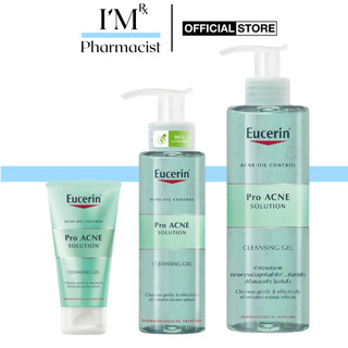 Eucerin Gel Rửa Mặt Da Dầu Mụn Eucerin Pro ACNE Solution Cleansing