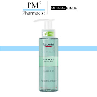 Eucerin Gel Rửa Mặt Da Dầu Mụn Eucerin Pro ACNE Solution Cleansing