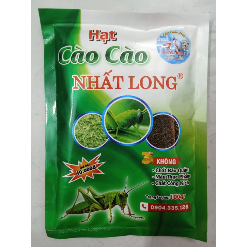 Hạt cào cào Nhất Long mẫu mới( 100g)