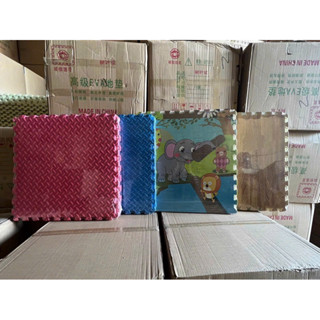 Thảm Xốp Ghép, Vân Gỗ, Hình, Múi Khế (KT 60x60) (hình múi khế 1 bịch 4 miếng, vân gỗ 1 bịch 6 miếng)