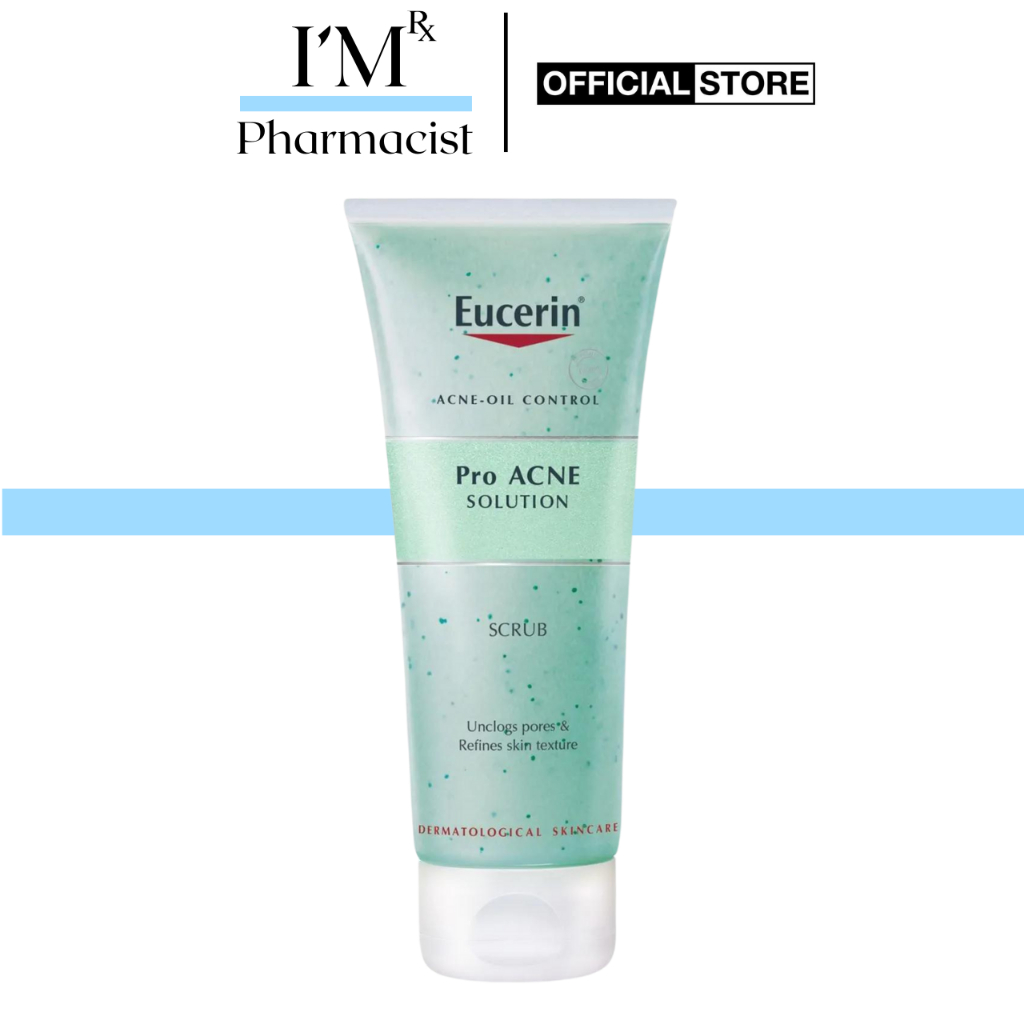 EUCERIN TẨY TẾ BÀO CHẾT CHO DA MỤN PRO ACNE SCRUB 100ML
