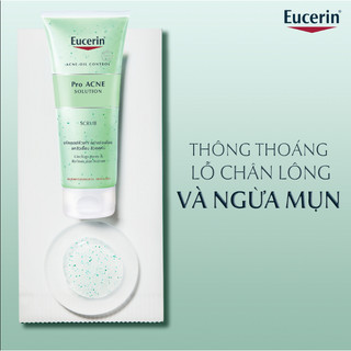 EUCERIN TẨY TẾ BÀO CHẾT CHO DA MỤN PRO ACNE SCRUB 100ML
