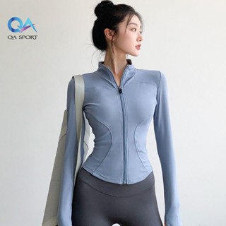 Áo Khoác Tập Gym Yoga Nữ Dài Tay Thấm Hút Mồ Hôi Áo Khoác Thể Thao Chống Nắng Khóa Kéo - AK1