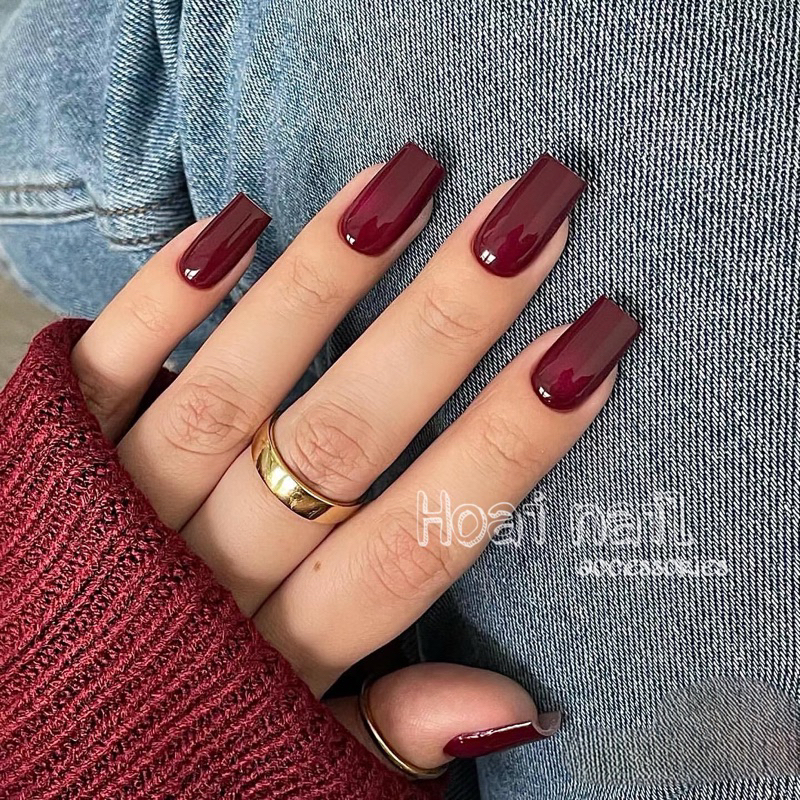 Sơn đỏ mận chín Nayisi mã X - Phụ kiện Nail