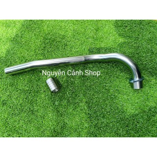 Cổ pô Sirius 110 có khâu pô inox 304 27mm