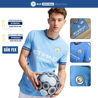 Bộ Áo Bóng Đá Manchester City Home 2024-2025 Xanh ,Bản FEX Thái Cao Cấp ,Áo Fans Cao Cấp