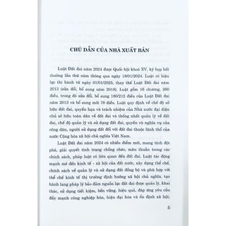 Sách - Luật Đất Đai (Luật Đất đai số 31/2024/QH15)