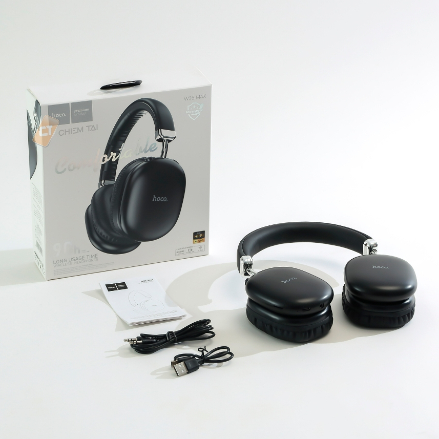 Tai Nghe Chụp Tai Hoco W65 ESD15 Bluetooth V5.3 80h Nghe Thoại  Kết Nối 10m - 100% Hàng Chính Hãng | BigBuy360 - bigbuy360.vn