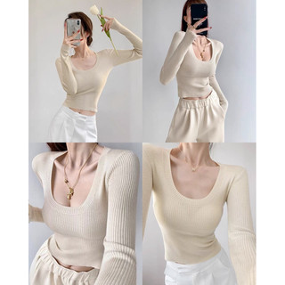[HÀNG ĐẶT TRƯỚC] Áo thun len mỏng dài tay #264
