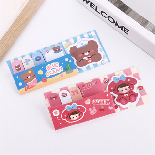 stick marker gấu thỏ giấy N53 ghi chú cute dễ thương