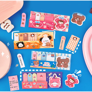 stick marker gấu thỏ giấy N53 ghi chú cute dễ thương