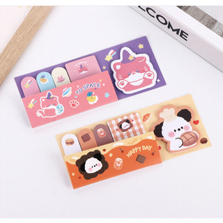 stick marker gấu thỏ giấy N53 ghi chú cute dễ thương