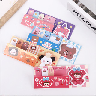 stick marker gấu thỏ giấy N53 ghi chú cute dễ thương