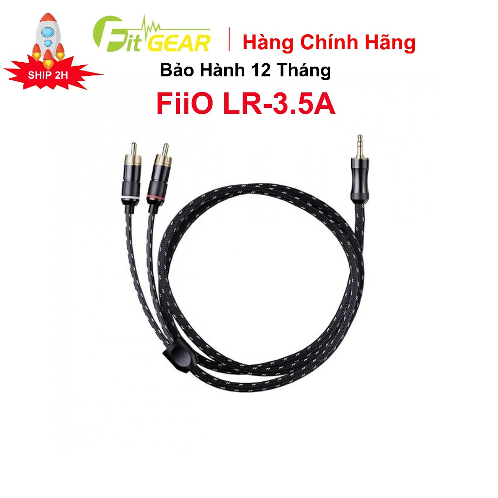 Dây 3.5mm Ra RCA 2 Đầu FiiO LR-3.5A Chính Hãng