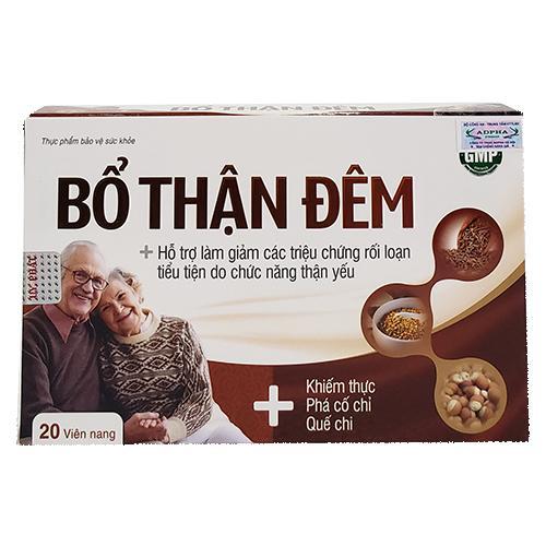 Viên uống Bổ thận đêm - Giảm tiểu đêm (Hộp 20 viên)