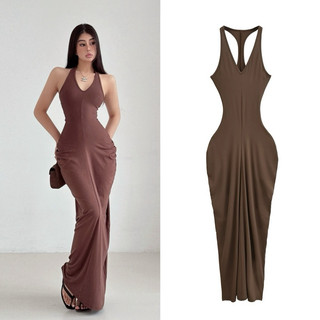 ( ORDER ) Đầm Body Bí Phồng 3 Lỗ Sát Nách