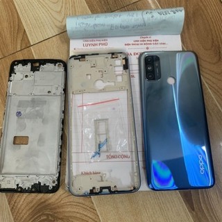Vỏ op po A53 2020 có khay sim kính camera