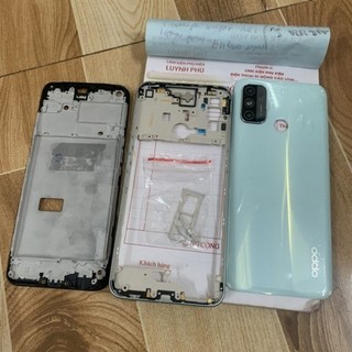 Vỏ op po A53 2020 có khay sim kính camera