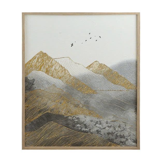 Tranh Treo Tường Decor Có Khung Trang Trí ZANE 50x70cm |Index Living Mall| Nội Thất Thái Lan