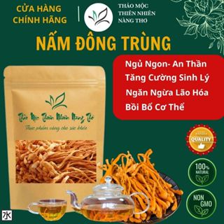  Nấm Đông Trùng Hạ Thảo Sấy Lạnh - Thơm Đẹp - Tăng Cường Sinh Lý - Đẹp Da - Dưỡng Dáng- Chống Lão Hóa 