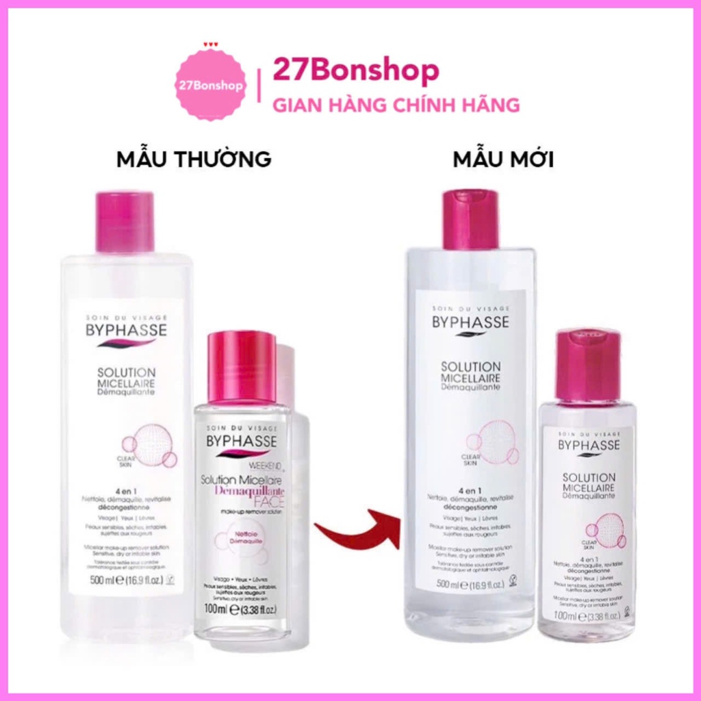 NƯỚC TẨY TRANG BYPHASSE 500ML