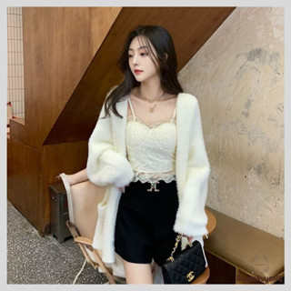  Áo khoác len lông dáng dài phong cách Hàn Quốc áo khoác ngoài chất liệu siêu mềm mịn H168 