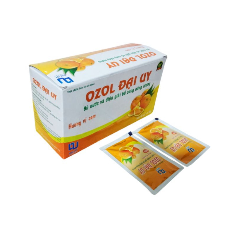 [Hộp 30 Gói] Bột Sủi Thanh Nhiệt OZOL Đại Uy  Bù Nước, Điện Giải-Giúp Mát Gan