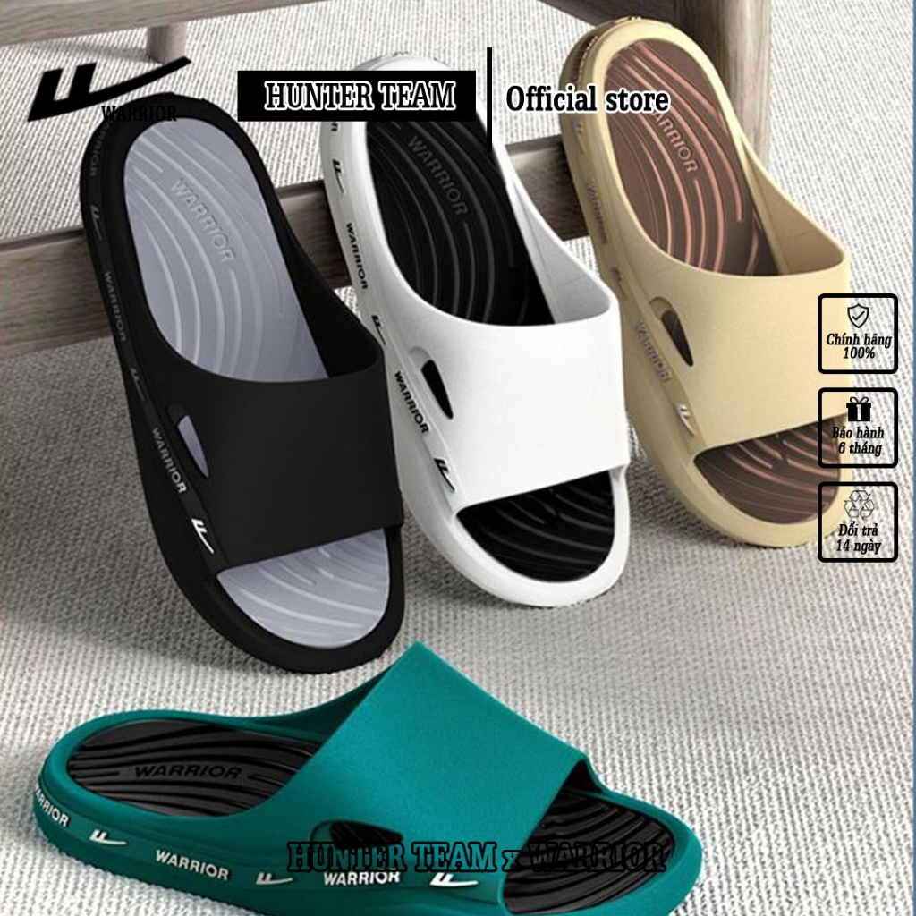 Dép đúc nam chính hãng Warrior đế chống trơn trượt - DW03
